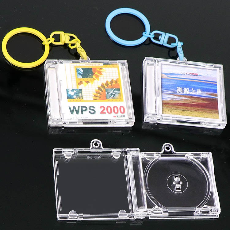 Yuzmei Factory Customized IC ID Card Holder Packing Case Chip NFC Smart Card Sticker Box KeyFOB Tag Ball Chain RFID Card Case