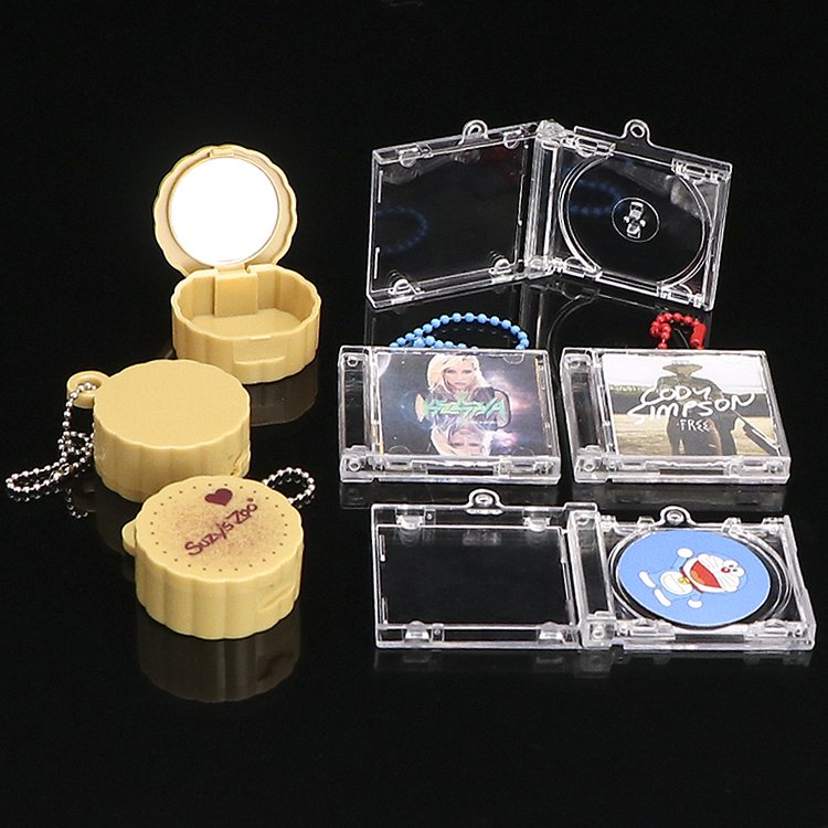 Yuzmei Factory Customized IC ID Card Holder Packing Case Chip NFC Smart Card Sticker Box KeyFOB Tag Ball Chain RFID Card Case