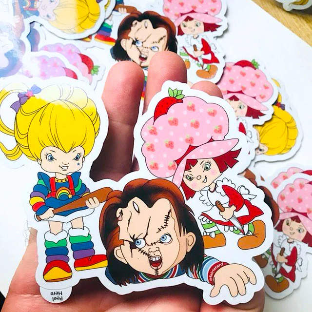 Custom Adhesive Logo Lebel Vinyl Die Cut UV Resistance Waterproof Adhesive Vinyl Stickers Individual Die Cut Label for Promotion