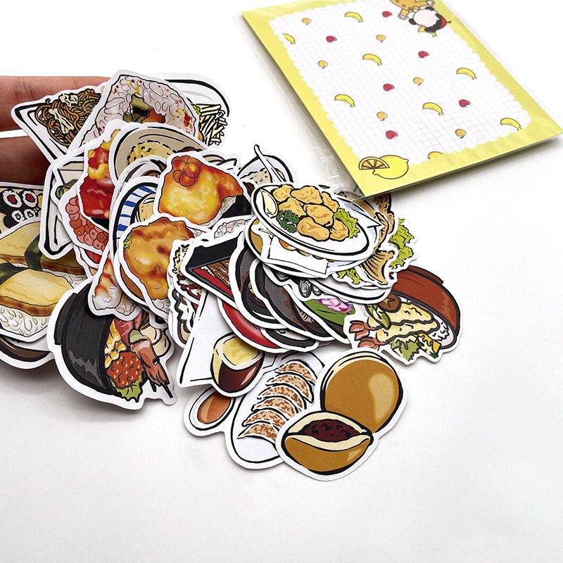 Personalized PVC Kawaii Anime Die Cut Stickers Custom Logo Vinyl Print Cut Sticker Pack for Home Decoration Office Promotion