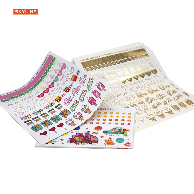 High Quality Custom Self Adhesive Own Logo Printing Game Funny Stickers