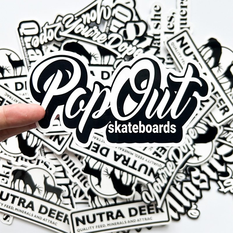 Best Price Easy Peel UV Resistant Printing White Circle Vinyl Stickers Adhesive Waterproof Die Cut Stickers Logo Custom Stickers