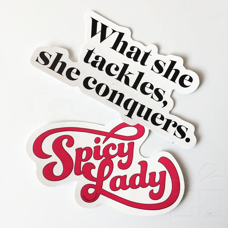 Best Price Easy Peel UV Resistant Printing White Circle Vinyl Stickers Adhesive Waterproof Die Cut Stickers Logo Custom Stickers