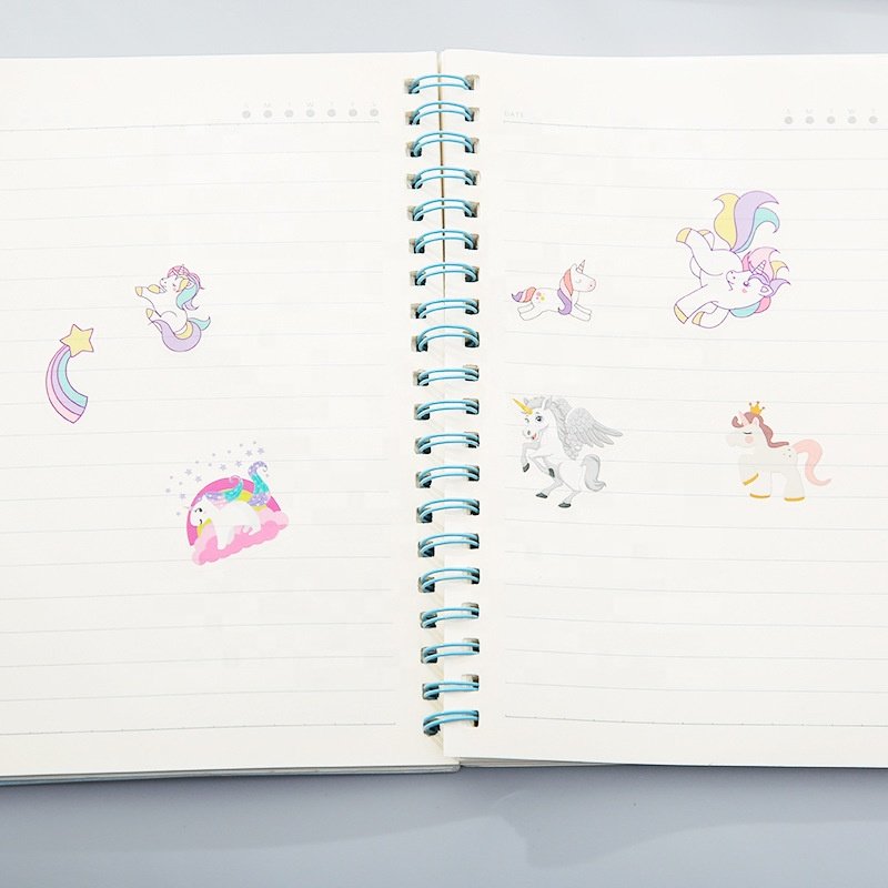 Cartoon Sticker 4 Color Unicorn Stickers Promotional Gifts Pvc Stickers
