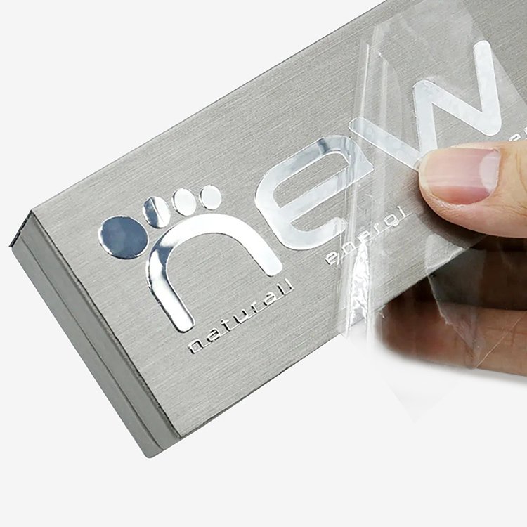 Waterproof metal stickers heat transfer sticker gold foil 3D UV stickers