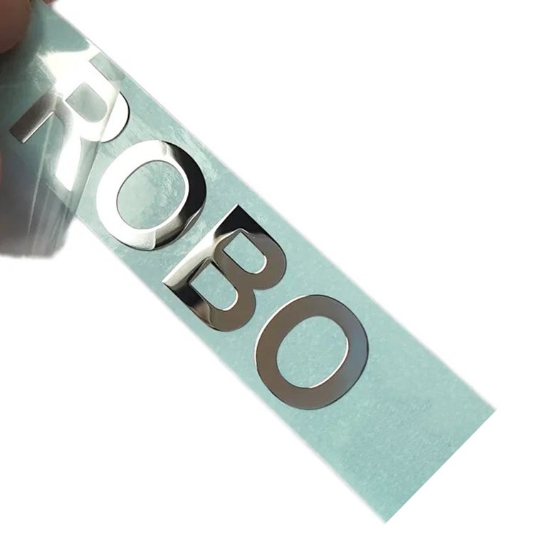 Waterproof metal stickers heat transfer sticker gold foil 3D UV stickers
