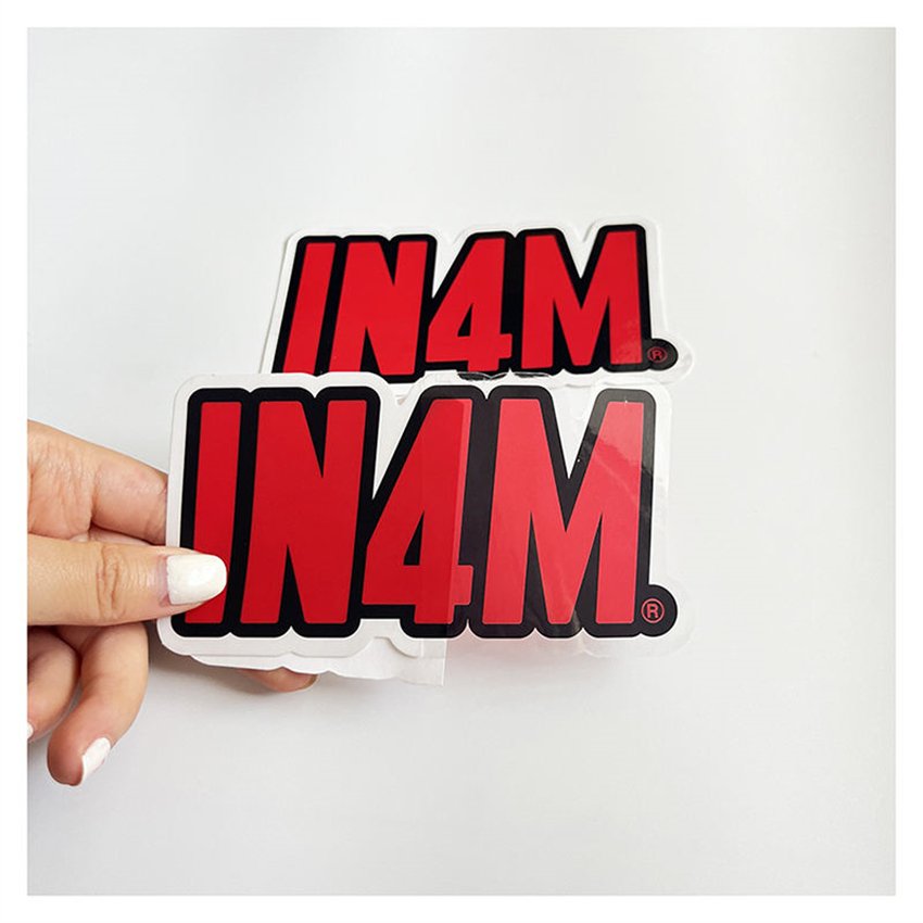 Custom Waterproof Laptop Luggage Vacuum Sticker Personalized Design Die Cut Logo Vinyl PVC Sticker Decal