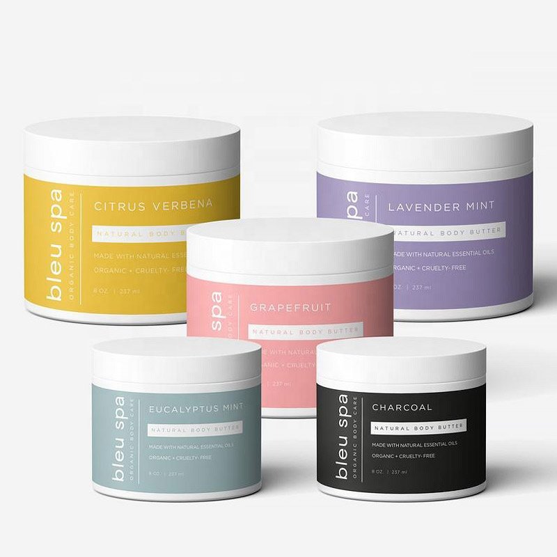Wholesale Printable adhesive waterproof Jar Bottle Cosmetic Label Template Sticker