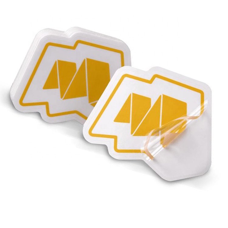 Custom Waterproof Sticker Clear Transparent Plastic Printing Label Stickers