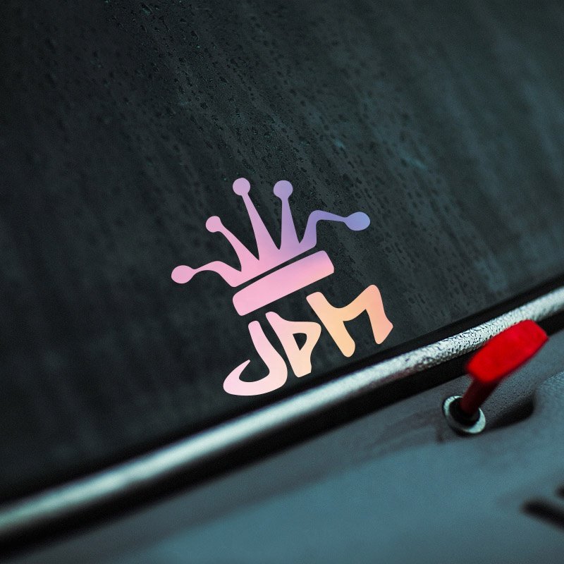 Personality colorful laser bright holographic sticker custom car decoration stickers logo modified car sticker