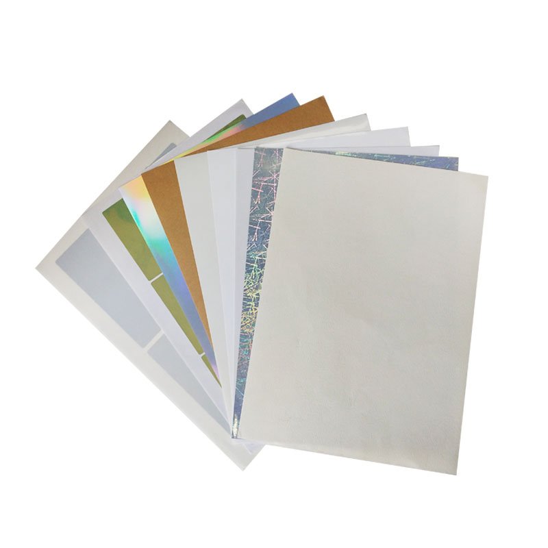 Wholesale Glossy Laser Inkjet Printable Waterproof A4 A5 A6 PET Vinyl Sheet Holographic Sticker Paper Inkjet