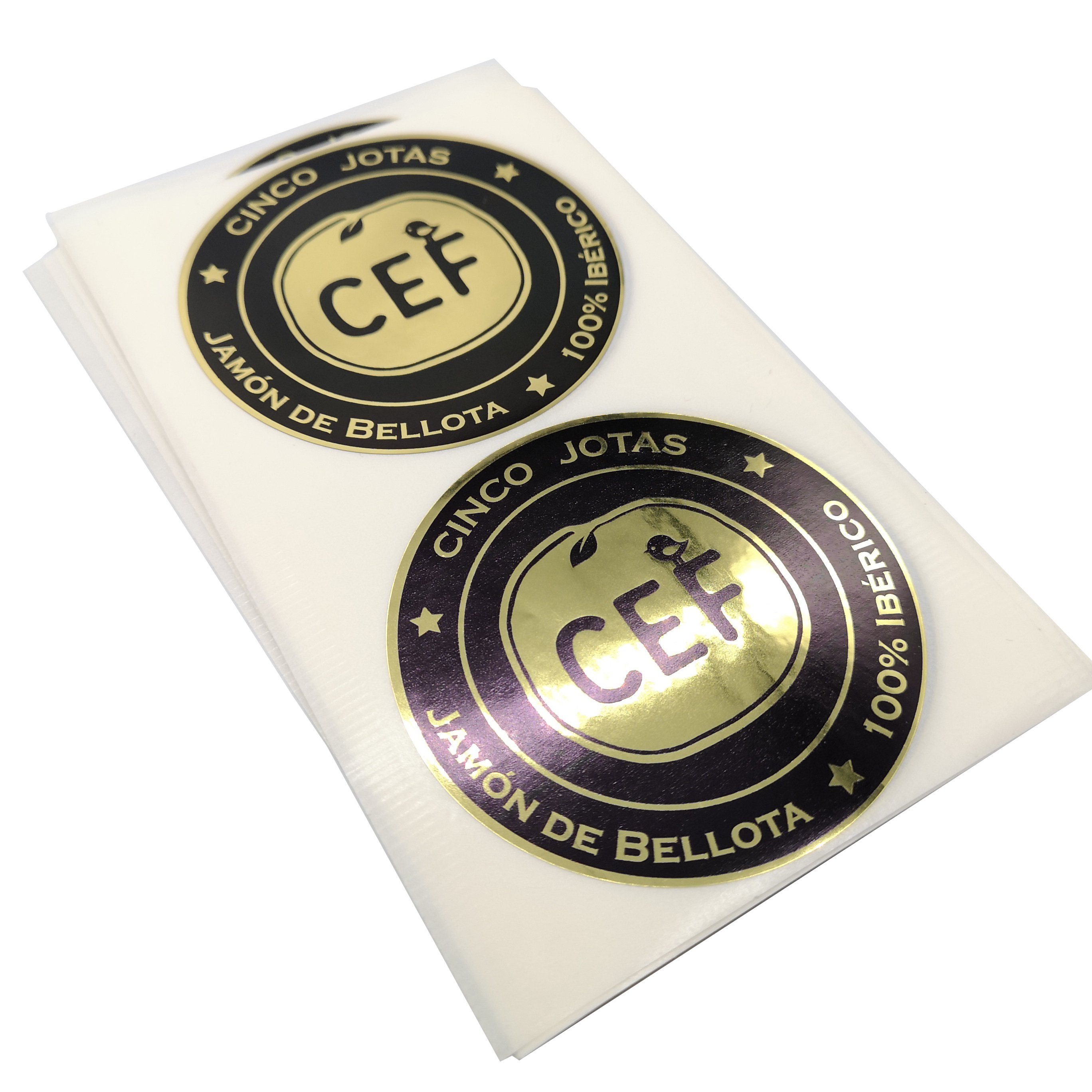 Customized printed food labels waterproof stickers adhesive waterproof customized sticker label