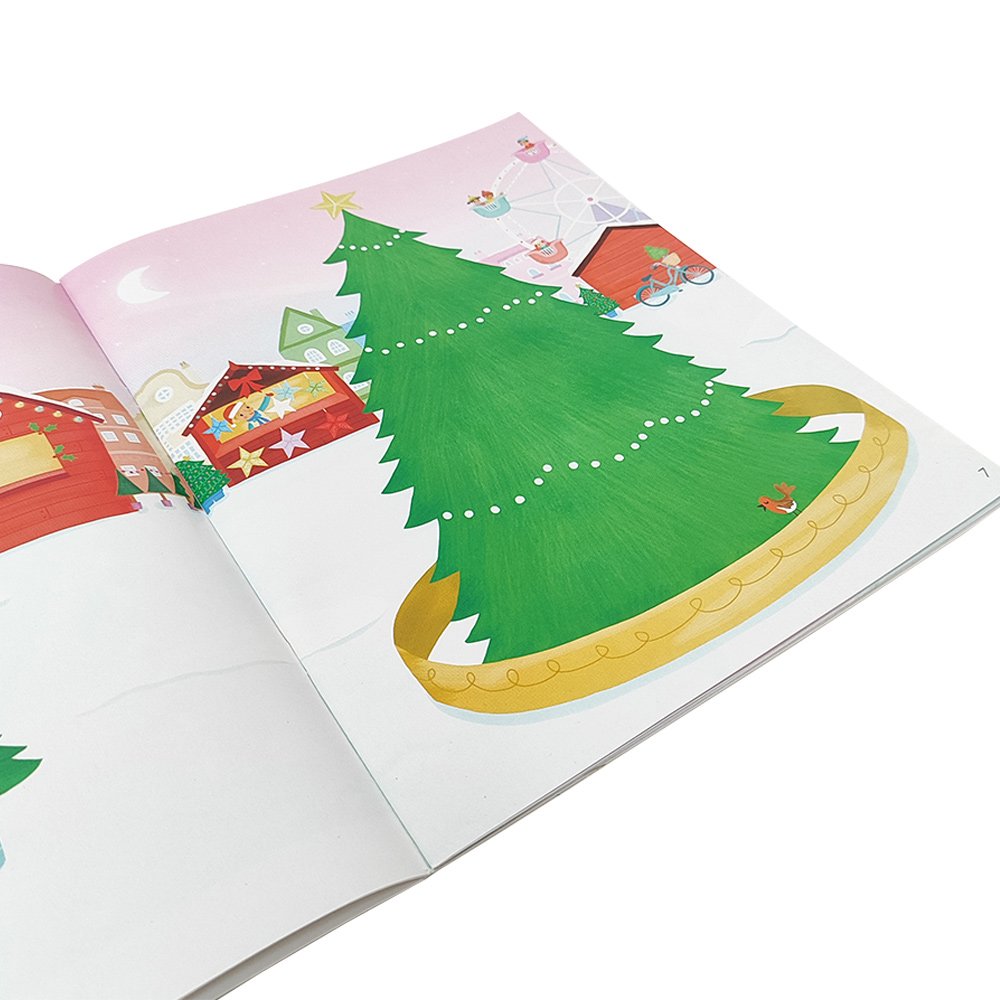 Factory Custom Sticker Book For Kids Sticker Paint Book Baby Learning Toys Christmas Gifts Kids Sticker Book