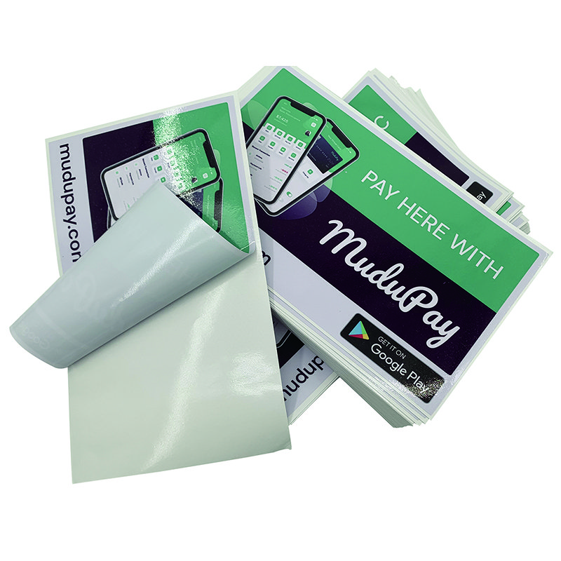 Die cut vinyl sticker outdoor weather proof sticker for promotion
