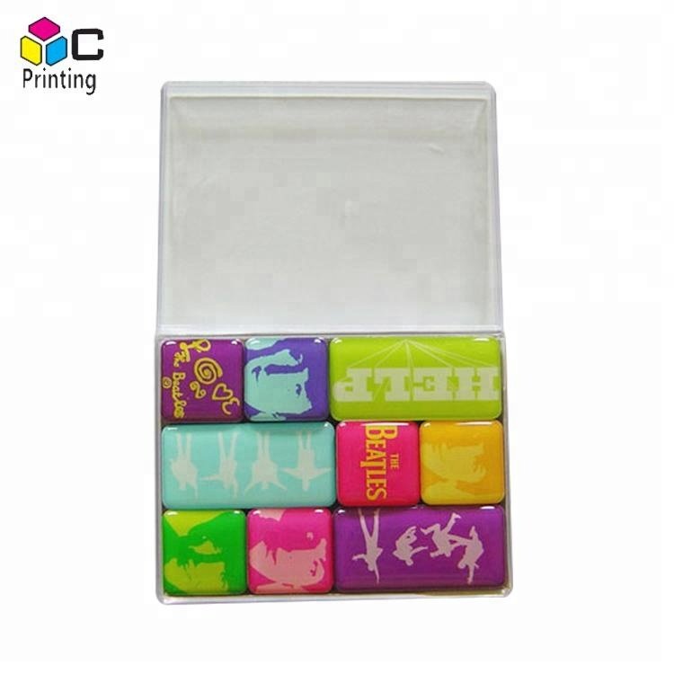 Popular design custom die cut fridge magnet sticker