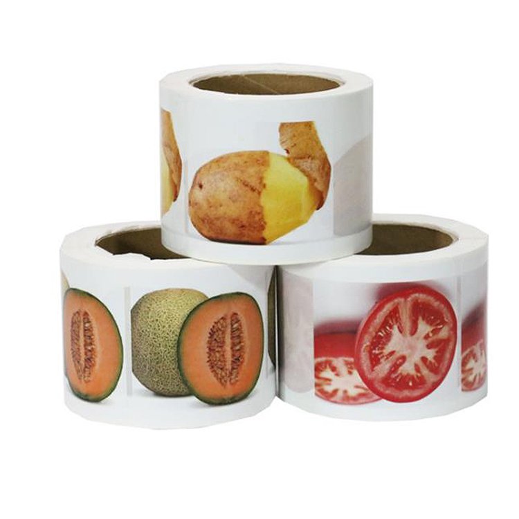 High Quality Private Printing Self-adhesive Sticker Roll Plastic Food Jar Custom labels for packaging