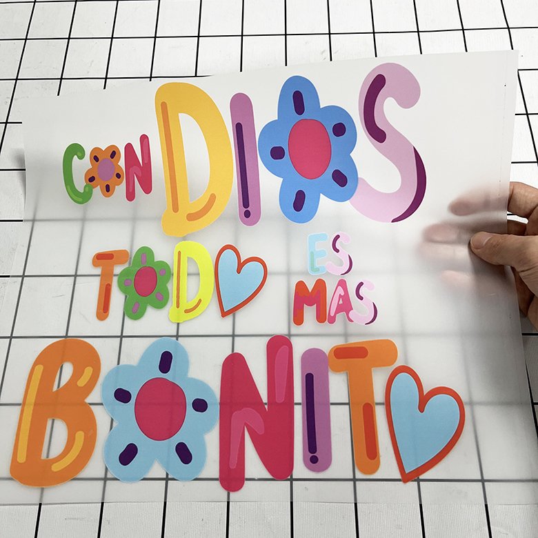 Iron on dtf design screen print family transfers dog children mom mama stickers vinyl custom heat transfer for moms t shirts