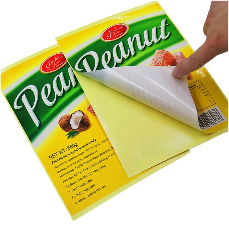 Vinyl Custom Printed Packaging Adhesive Sticker Printing Roll Label Art paper Stickers