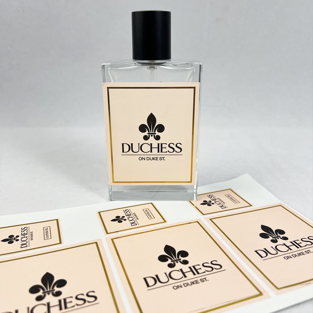 Custom Stickers For Packing label 2024 Hot selling Cosmetics label High Quality Adhesive Waterproof Logo Label PVC