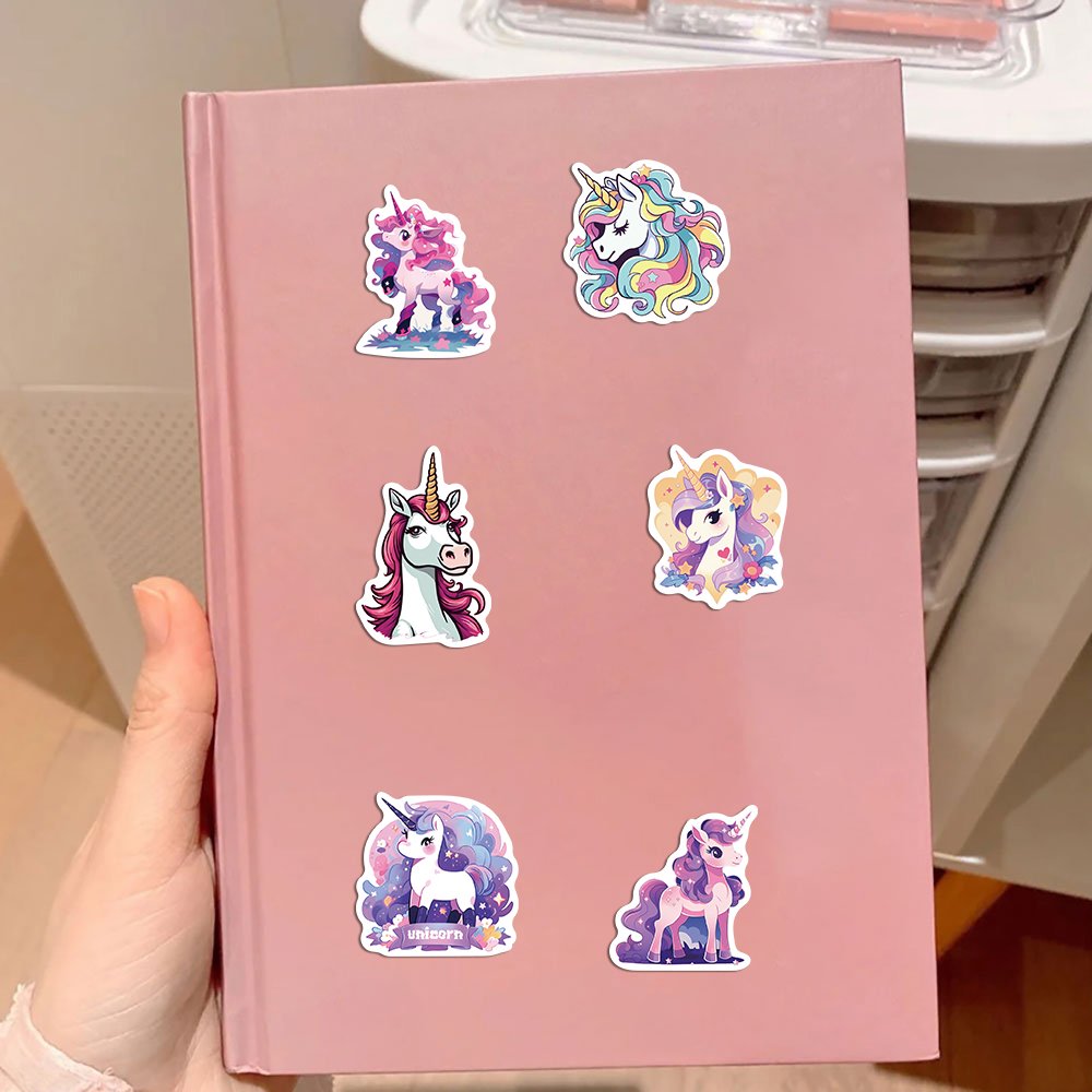 50PCS Cute Animal Waterproof Sticker Diy Phone Scrapbooking Water Cup Cartoon Children's Stationery School Supplies for Kids