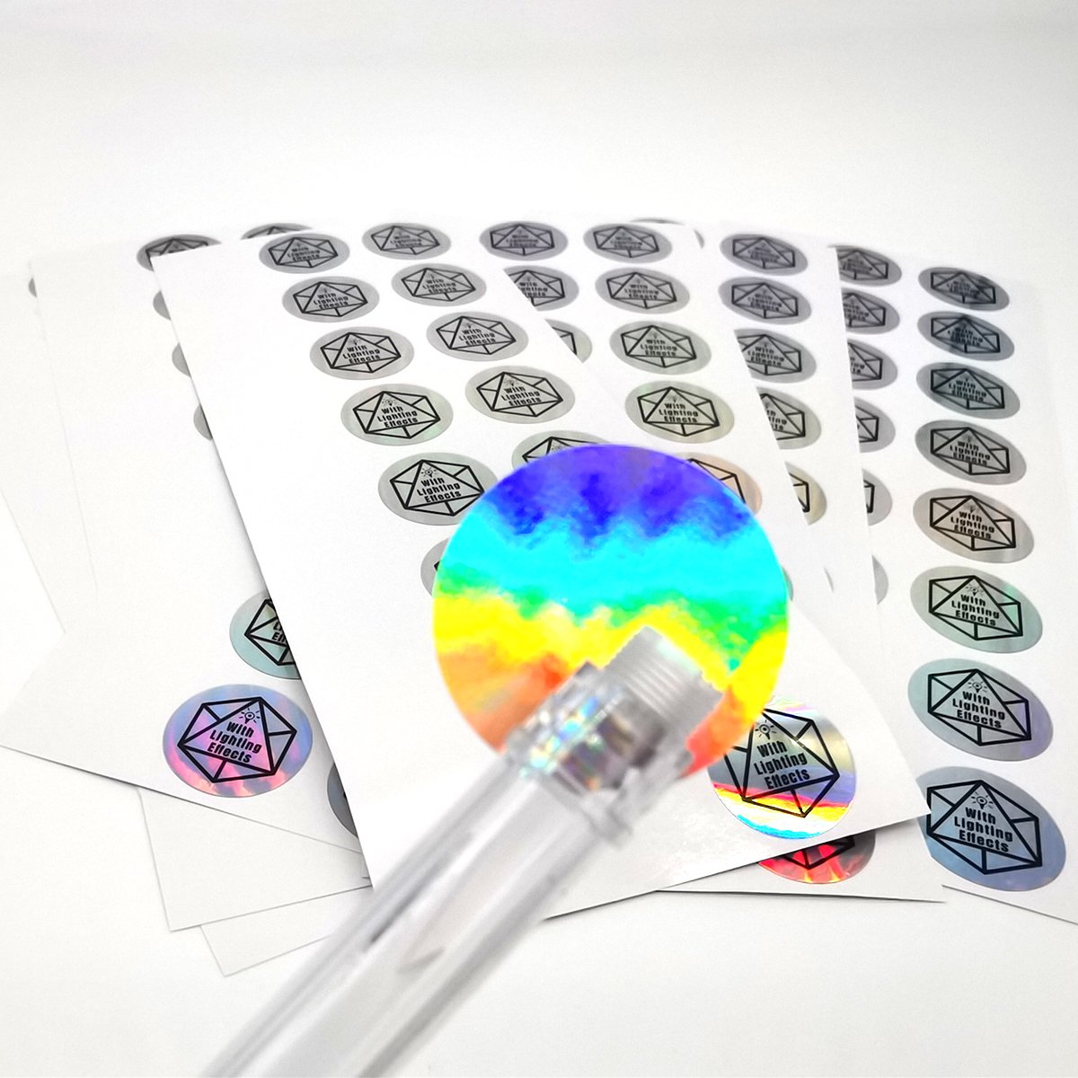 Customize Label Sticker Security Personalized Anti Fake Laser Label Sheet Circle Security Break Seal Stickers Waterproof Vinyl