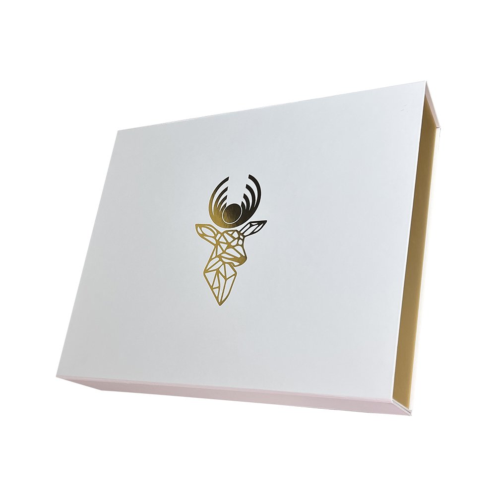 Eco-friendly luxury folding hand made gift box, recyclable paper box, birthday anniversary holiday magnetic gift box