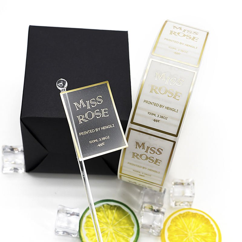 Custom adhesive stickers waterproof candle label durable vinyl for packaging labels for promotions