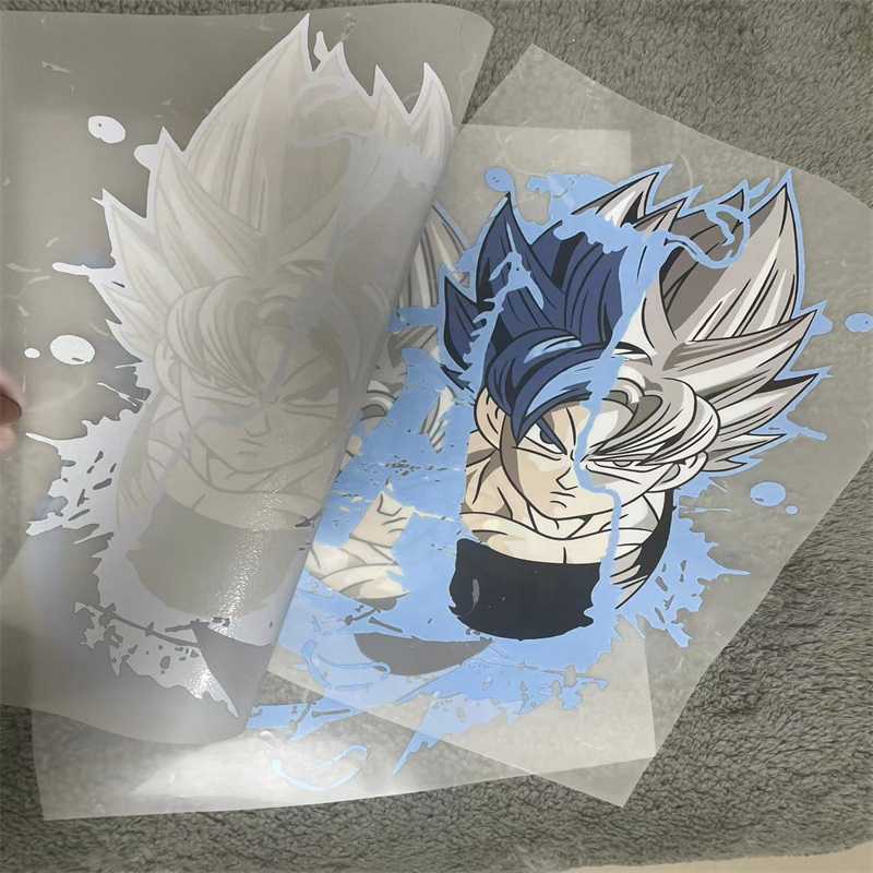 High quality heat transfer vinyl waterproof tshirt printing a1 dtf film for tshirt printing transfer sticker