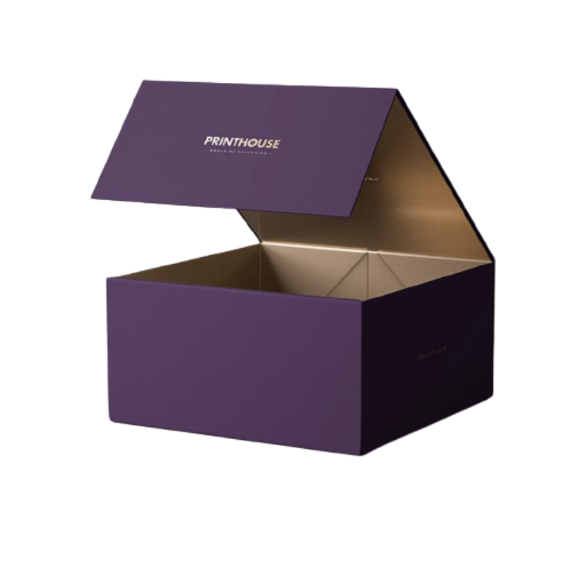 Custom Logo Printed Flat pack Packaging Box Corrugated Die Cut Folding Kraft Mailer Shipping Mailing Box