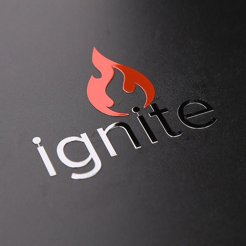 Custom Self Adhesive Metal Letters Label Vinyl Sticker Painted Gold Color Foil Sticker Private Logo Label