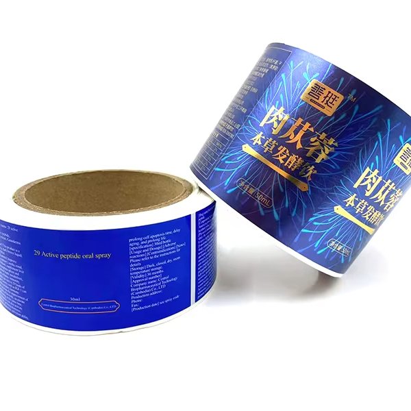 Custom Matt Finish Soft Touch Printing Supplement Label Plastic Bottle Packaging Stickers High Adhesion Liquid Medicine Industry