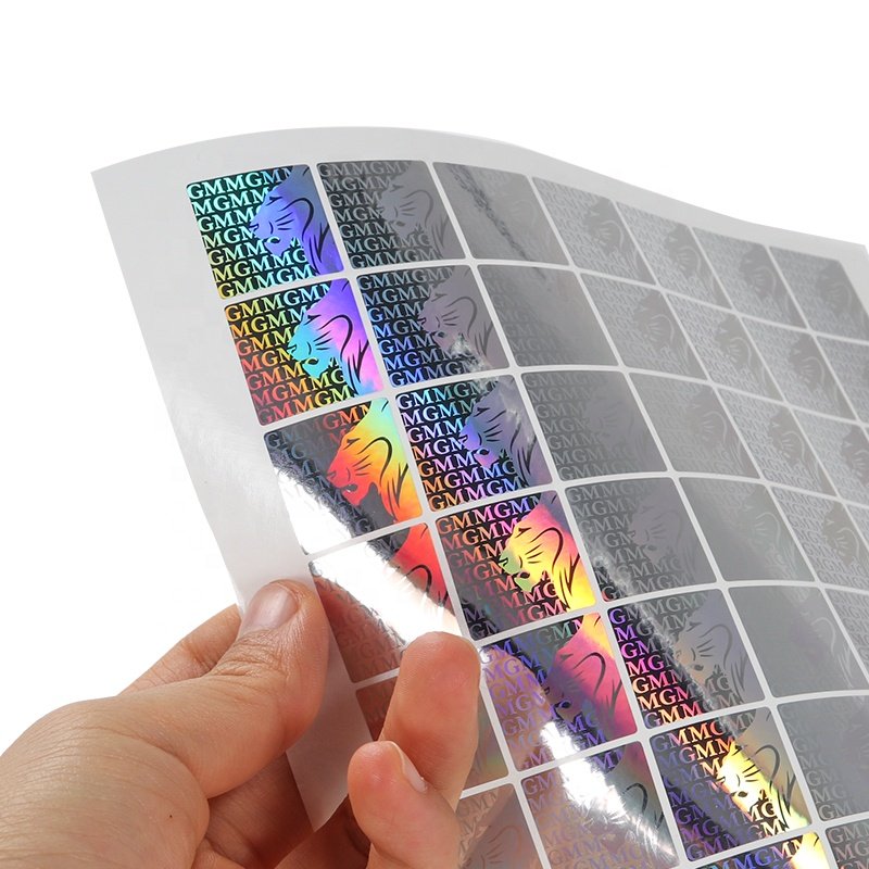 Custom printing adhesive security void sticker roll hologram logo sticker void hologram sticker label for packaging security