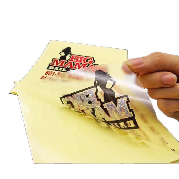 High Quality Custom Printing Roll Weatherproof Transparent Labels Clear Gold Foil Self Adhesive Private Sticker