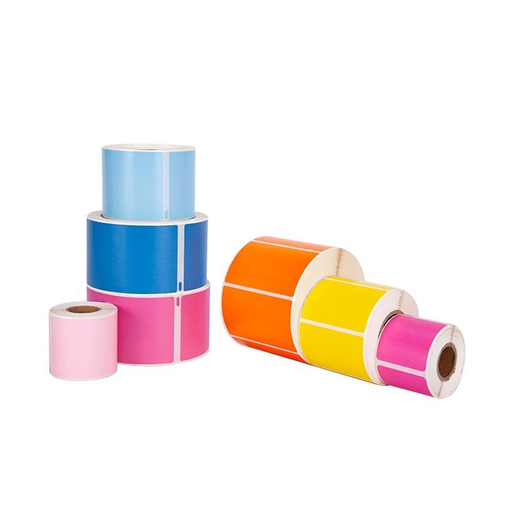 30-100mm White Direct Blank 4x6 Thermal Label Compatible Adhesive Sticker White Shipping Address Label Rolls