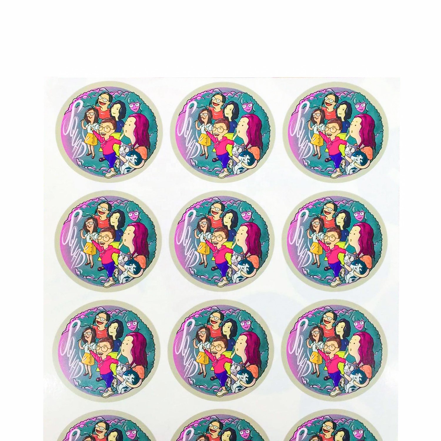 Custom Self Adhesive Printing Product Sticker Label, Adhesive Label Sticker, Label Roll Sticker Printing