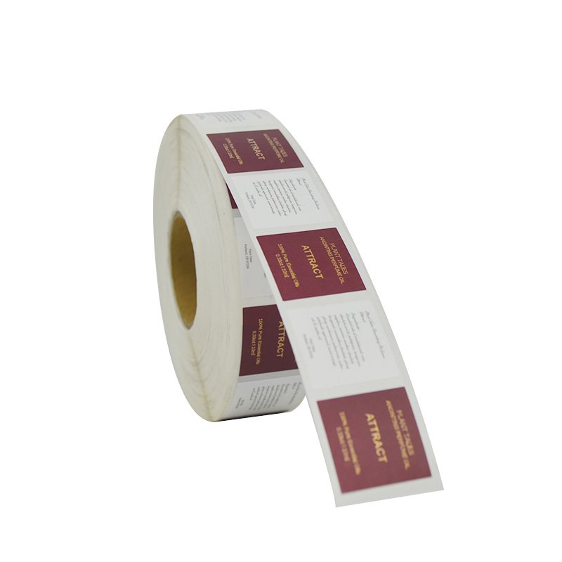 Custom logo Cosmetics Skin Care Nail Polish Label Printing Waterproof Anti-scratch Adhesive Stickers for Bottle Packaging
