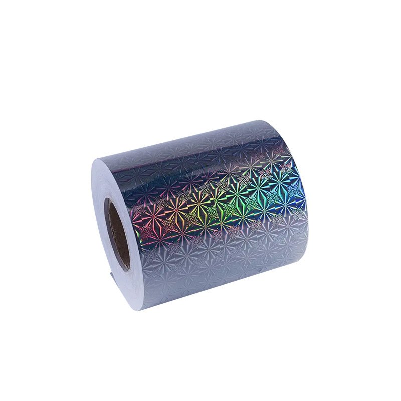 Customized holographic laser sticker printing plain laser sticker