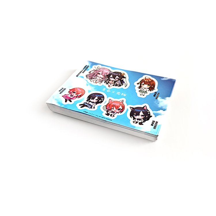 Free Samples Cartoon Anime Custom Stickers Printing Die Cut Waterproof Sticker For Children