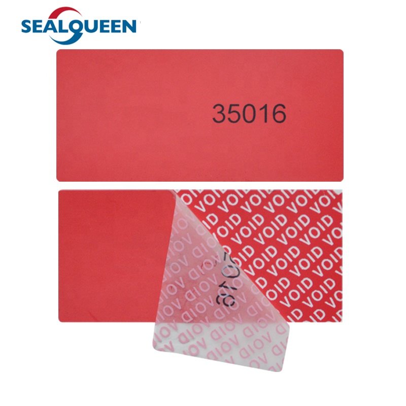 Packing Sticker VOID custom Security Seal Label Tamper Evident Security Packaging Label