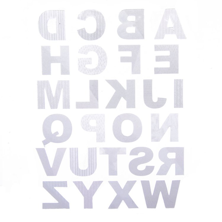 wholesale Hot Sale OEM PVC Alphabet stickers