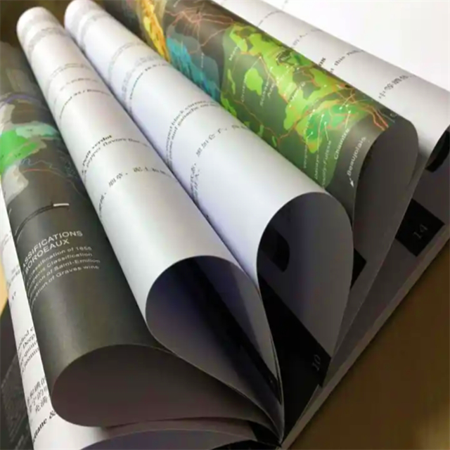 C2S Art Gloss Paper 80gsm-450gsm Double sided Coated Offset Printing White Paper