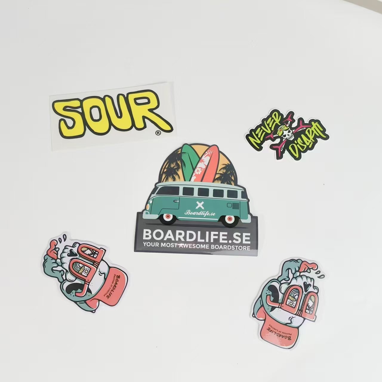 Custom Design Label Stickers Personalized Cartoon Sticker Label Decorative Sticky Printing Stickers Label