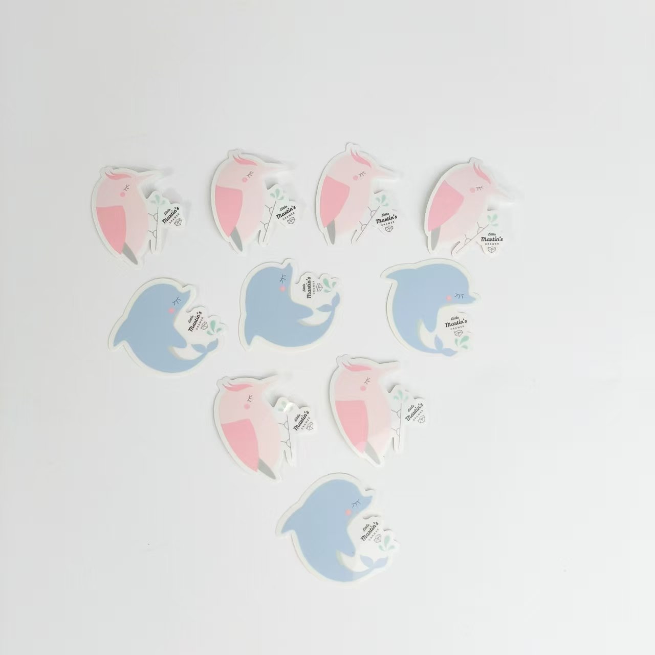 Custom Design Label Stickers Personalized Cartoon Sticker Label Decorative Sticky Printing Stickers Label