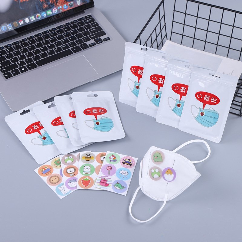 Custom Size Pattern Individual Package Essential Oil Refreshing Aroma Patch Stickers