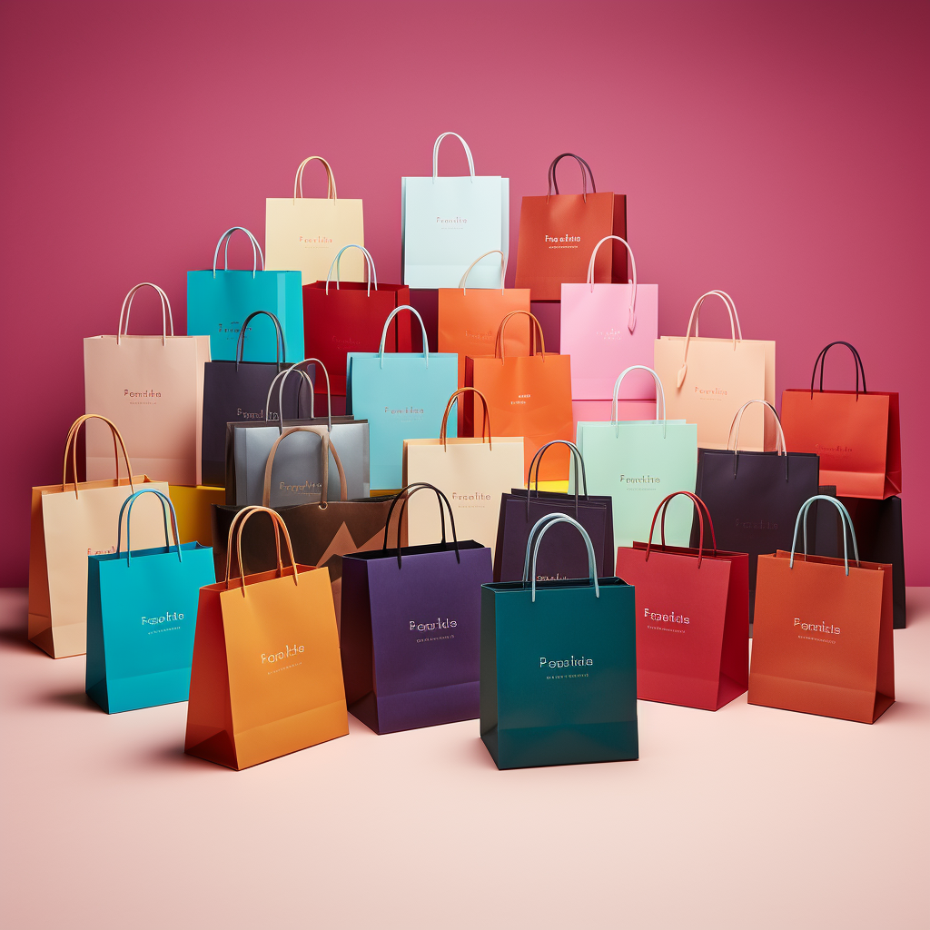 Custom Your Own Logo Luxury Black Cosmetic Clothes Packaging Gift Carry Boutique Shopping Cardboard Paper Bags for Clothing