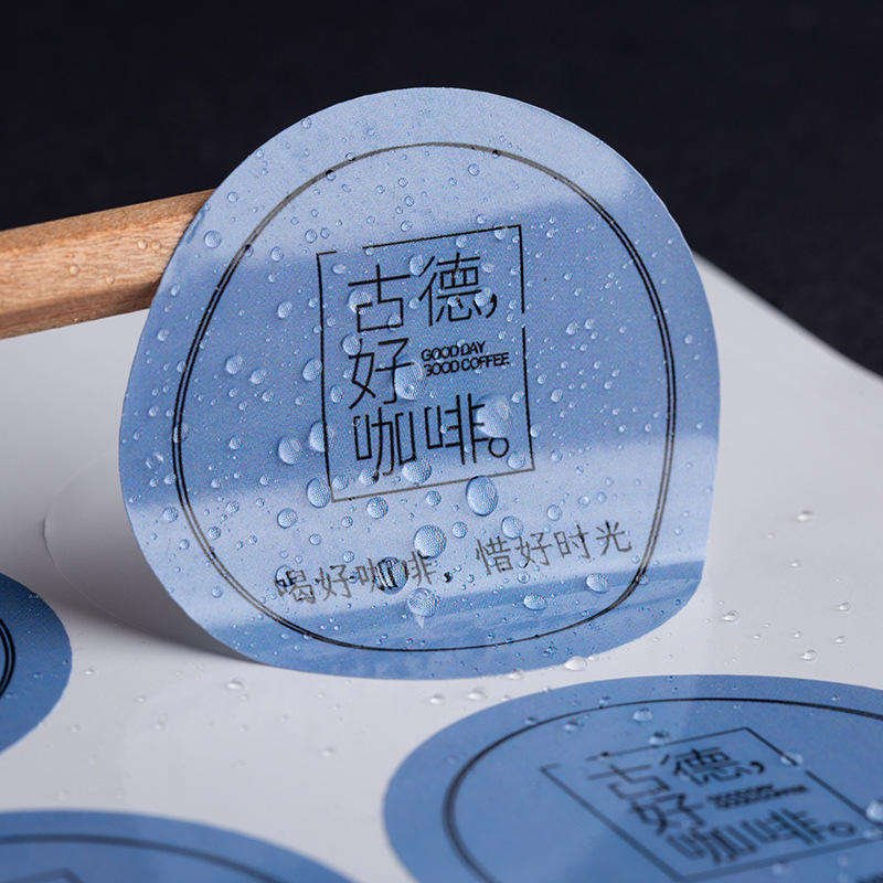 Business Stickers Customized Label Printing Vinyl Waterproof Sticker Supplier For Package