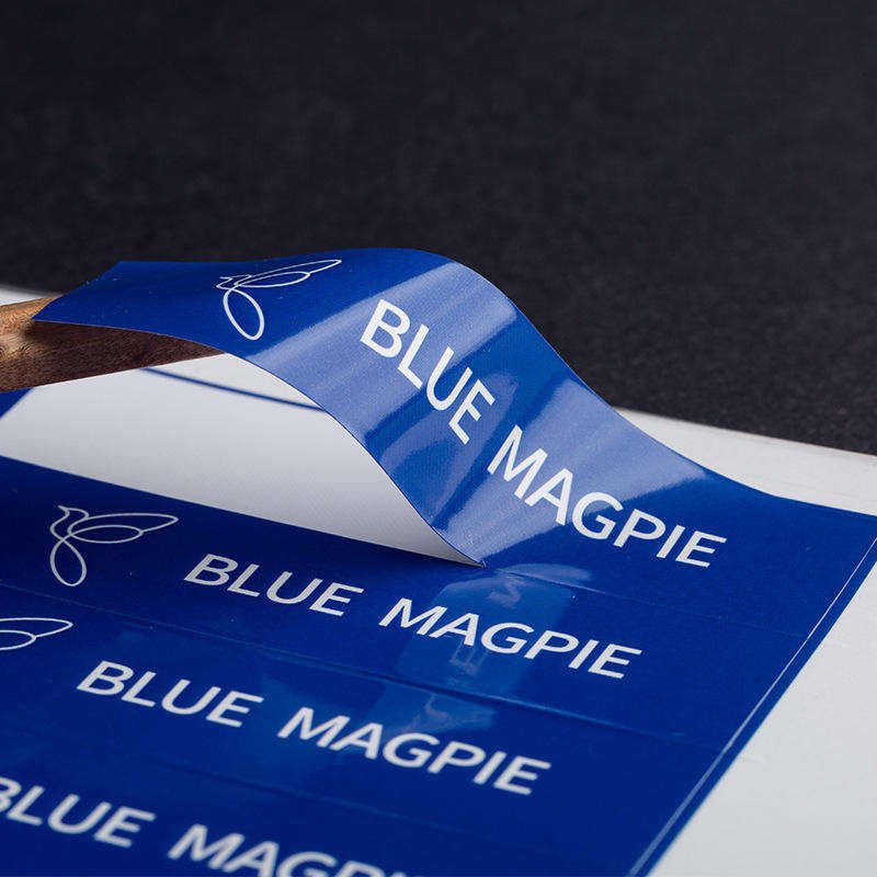 Business Stickers Customized Label Printing Vinyl Waterproof Sticker Supplier For Package