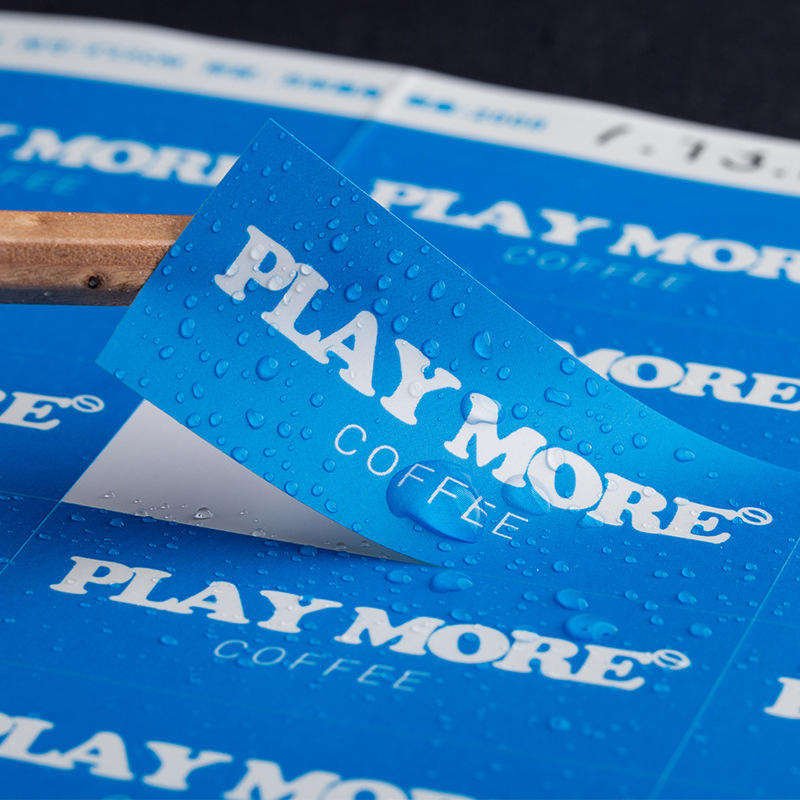 Business Stickers Customized Label Printing Vinyl Waterproof Sticker Supplier For Package