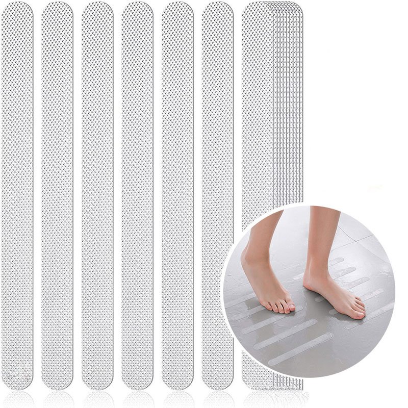 Hot sales Bathroom anti slip sticker PEVA pattern wave shaped staircase bathtub anti slip strip