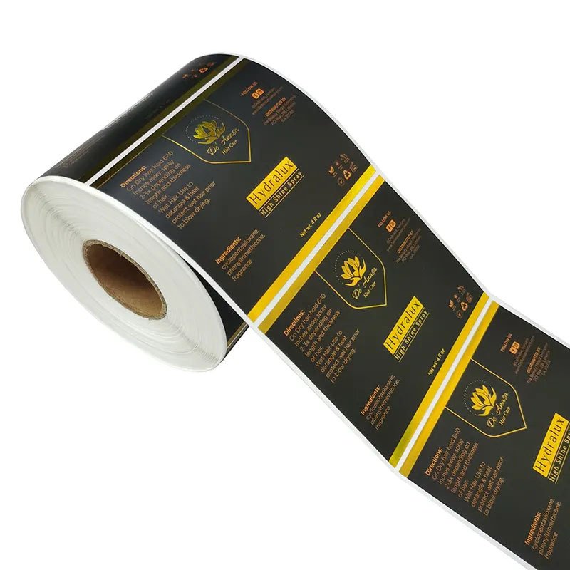Wholesale Vinyl sticker printing adhesive labels Custom roll label Sticker factory custom custom logo sticker ink jet label